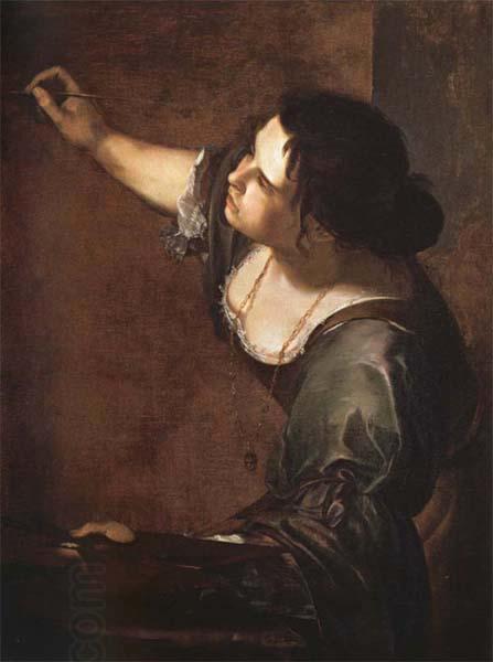 Artemisia gentileschi Self-Portrait as an Allegory of Painting China oil painting art